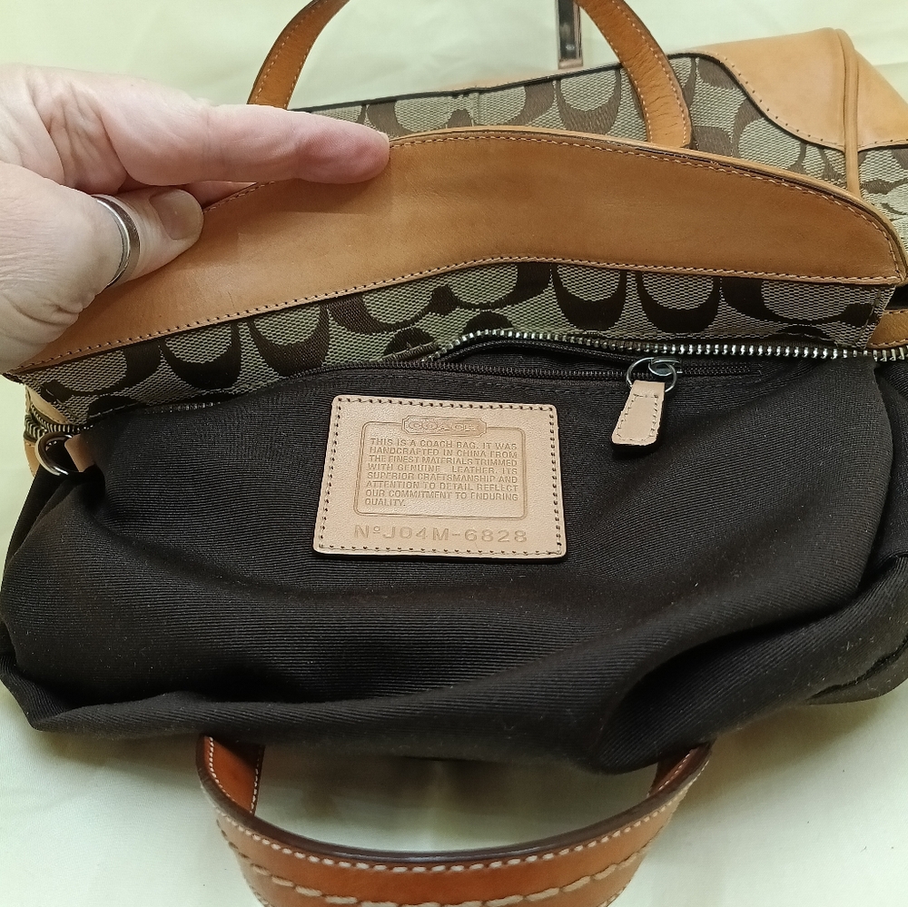 Coach Y2K Signature Hampton Tassel Satchel Handbag 6828 Coach - Picture 15 of 15